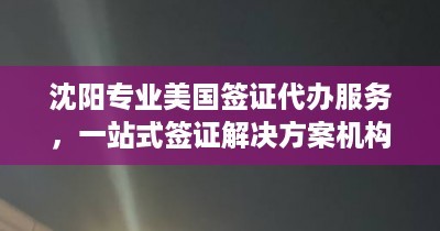 沈陽專業(yè)美國簽證代辦服務(wù) | 一站式解決方案與優(yōu)質(zhì)機(jī)構(gòu)推薦